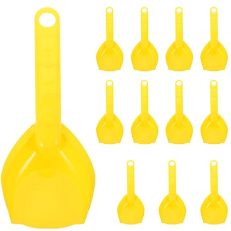 Vaguelly 12 Pezzi Pala da Sabbia da Spiaggia Pala da Giocattolo in Plastica Pale da Scavo per Il Mare Bambini Giocattoli Scavo Pale della Sabbiera per Forniture per Feste Cummer Esterne