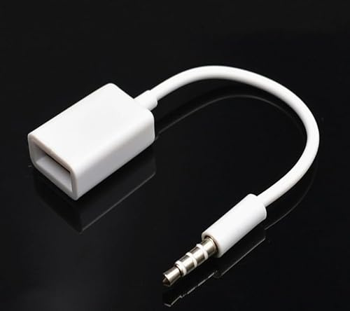 BUBUCAM 15 cm 3,5 mm 2.0 cavo audio AUX Jack maschio a USB auto accessori tipo A femmina OTG convertitore adattatore cavo cavo
