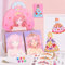 Prinzessin Bastelset Kinder - Mädchen Basteln Malbuch Stickerbücher Spielzeug mit Papier Make-up & Diamantmalerei & Prinzessin Dress Up Set - Geschenk Mädchen 6 7 8 9 10 11 12 Jahre