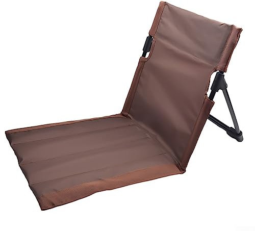 RANRAO Strand-Sitzkissen, tragbarer Klappstuhl, Matratze, Outdoor-Camping, Rückenlehne, Bodenstuhl mit Rückenstütze, Klapp-Rückenlehne, Picknick, Strandstuhl ()