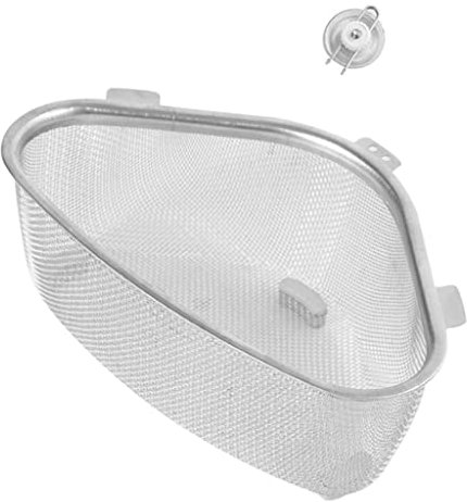 Colino in acciaio inox, colino a maglia fine, colino in acciaio, colino for farina, colino da cucina in acciaio inox, colino a cestello, scolare, sciacquare frutta, verdura, pratico strumento a rete,