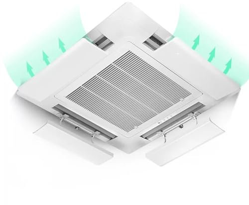 WRYSQBHJYB Deflector Aire Acondicionado Techo, Aire Acondicionado Split Deflector, Deflector de Ventilación de Aire Acondicionado, Evita Que el Aire Sople Recto Instalación Simple