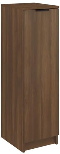Generisch Schuhregal Schuhschrank Schuhregal Schuhaufbewahrung Schuhständer Schuhablage Schuhtruhe Schuhorganizer Flurschrank Eiche Sonoma 30x35x100cm Holzwerkstoff