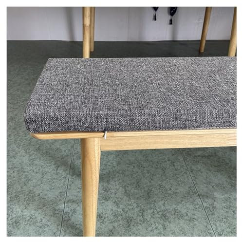AQIGR Bankauflage Bankkissen 150x50/120x40/140x40 Outdoor Sitzauflage Braun/Grau/Grün/Taupe Sitzkissen Bank Stuhlkissen Bankpolster Schaukel mit Abnehmbarem Bezug(#6,130x60x5cm)