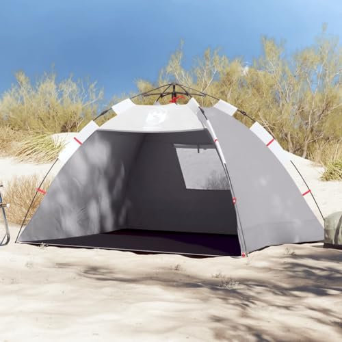 Somanki Strandzelt 2 Personen Grau Quick Release Wasserdicht, Caming Zelt, Camping Tents, Camping-Zelt - 4005298