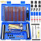 ZLPBAO Reifenreparaturset, 58Stück Kit de Reparación de Neumáticos, Antipinchazos Coche, Reifenreparaturset für Autos, Geländewagen, Motorräder, Elektrofahrzeuge, Fahrräder und mehr
