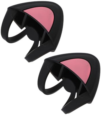 POPETPOP Cat Ear Headphone Decorations for Headsets Lovely Silicone Adornments with Easy Installation Fit Headphones for Gaming Streaming and Daily Use