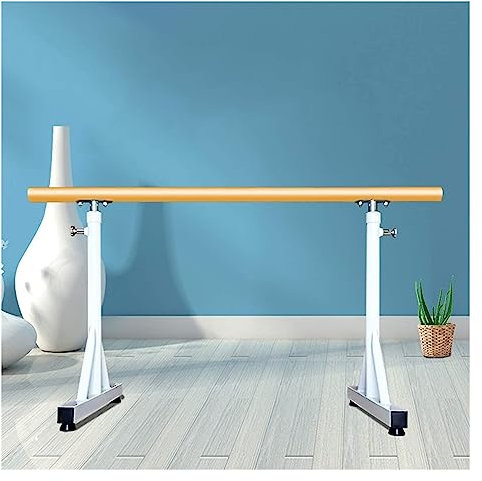 Ballettstange - Freistehende Verstellbare Holz Tanztrainingsstange für Fitness, Gymnastik und Stretching für Erwachsene und Kinder, Bewegliches Design für Zuhause