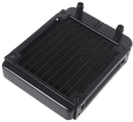 Raffreddamento ad acqua Computer Radiatore 10 Tubo Alluminio Scambiatore di calore Liquido Raffreddamento Dissipatore Per CPU PC Sistema di raffreddamento ad acqua