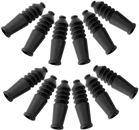 ERINGOGO 12pcs Mountain Bike Brake Line Cover Rubber Sleeves Brake Lines Protector for Folding Bikes Dirt-Resistant Clutch Cable Protection Easy Install Accessories for Cycling Maintenance