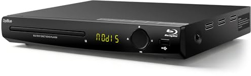 DpBlue BLU RAY Player,1080P Full HD Blu-ray DVD Player for TV/Projector Home Theater Blu Ray Discs Player Support Region A/1 Blu-ray Discs,All Regions DVDs,U Disk HDD Playback HDMI/AV/Coaxial Output