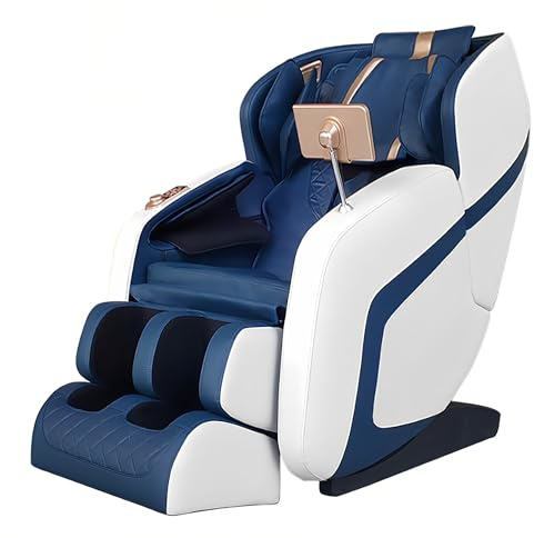 4D Massagesessel mit Ganzkörper-Luftkompression und Wärmetherapie, platzsparendes Design für Zuhause und Büro