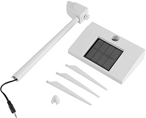 Spacnana Molino de Viento Solar de Juguete para Niños, Herramienta de Enseñanza de Ciencias con Energía Solar, Mini Molino de Viento para Niños, Decoración de Escritorio de Oficina en