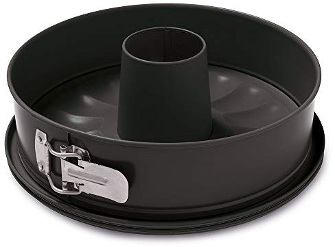 Guardini, Tortiera apribile 2 fondi Ø 26 cm, Fondo Salvagoccia, Acciaio con rivestimento antiaderente, Nero, Made in Italy, Linea Gardenia