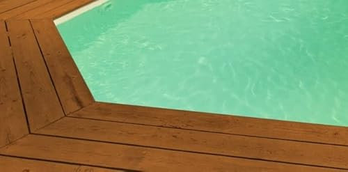 PISCINEO Liner 75/100 pour Piscine Nortland Octogonale 510 x 120 Beige