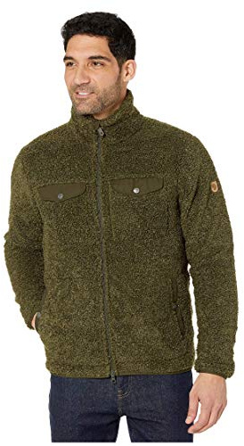 Fjallraven Herren Sweatshirt Greenland Pile Fleece M, Deep Forest, XL, 82993
