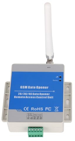 Sonew RTU5034 GSM 4G - Garage Door & Gate Opener with Dual High-Power Relays, SMS Remote Control, Alarm Input, and Access Management
