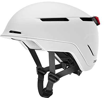 SMITH Dispatch Cycling Helmet – Adult Road Bike + E-Bike Helmet with MIPS Technology + Koroyd Coverage – Lightweight Impact Protection for Men & Women – Integrated Rear Light – Matte White, Medium