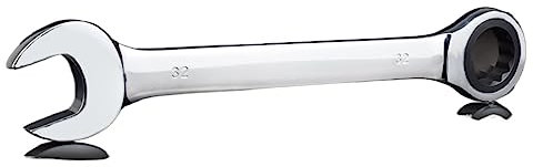 Llaves Fijas,Llaves Combinadas 1 unids 24 mm 25 mm 27mm 30 mm 32 mm fijado de doble cabeza trinquete llave llave llave combinación llave inglesa una llave universal (Color : 30mm)