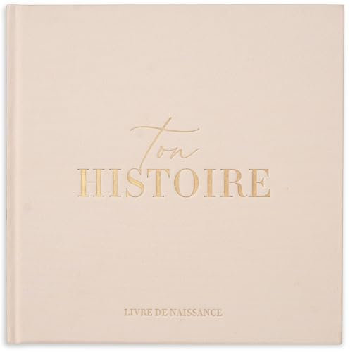 Livre de Naissance - Album Photos et Naissance - Cadeau Naissance 132 Pages et Album Photo Scrapbooking – Livre Naissance Bébé Garçons et Filles – Photos de 10 x 15 et 15 x 10 cm (Crème)