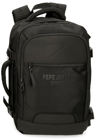 Pepe Jeans Bromley, Rucksäcke, Kabinenrucksäcke, Polyester, verschiedene Größen, Schwarz, Grün, Rot, Grau, Polyester. Von Joumma Bags