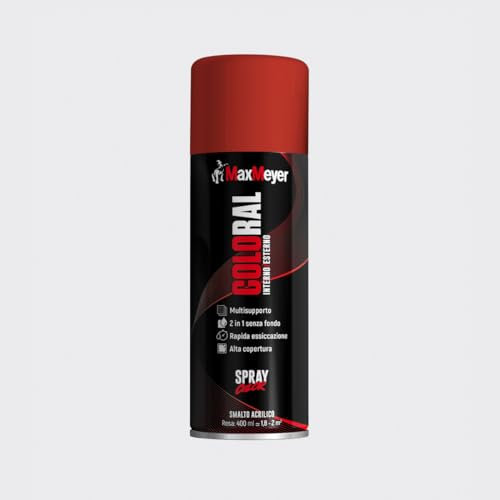 MAXMEYER Spray Coloral 0.4L Ral 3000 Rosso Fuoco