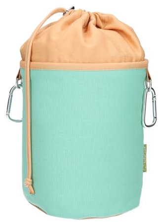 trendfinding Sac à pinces à linge en toile avec 2 mousquetons pour 200 pinces à linge, extra large et stable, vert ocre, xl, Sac à pinces à linge