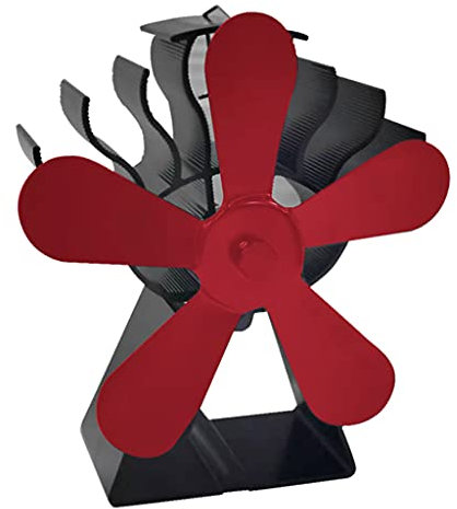 Mllepjdh Wärmebetriebener Ofenventilator, größere Selbstgeneration, kein Stopfen, spart Kraftstoff effizient für wärmebetriebenen Ofenventilator für Holzofen