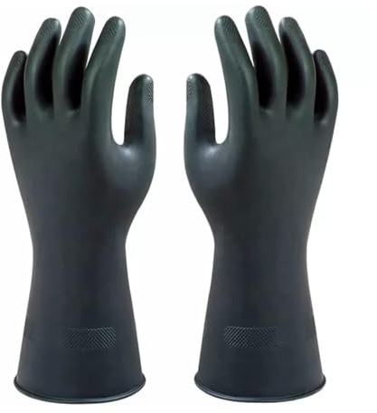 ASA Outdoor Gardening Gloves Large Heavy Duty Safety Work Cleaning Gloves Comfortable Extra Strong Non Slip Grip with Internal Cotton Lining for Comfort (Large)