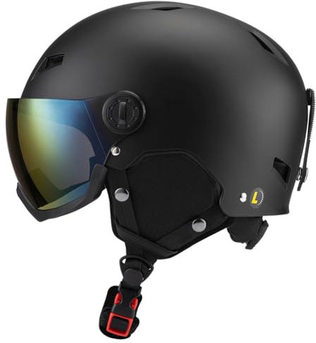 Winter Ski Helmet Snow Goggles One High-definition Anti-fog Children's Adult Models Ski Protective Equipment Lightweight Comfortable Half Helmet
