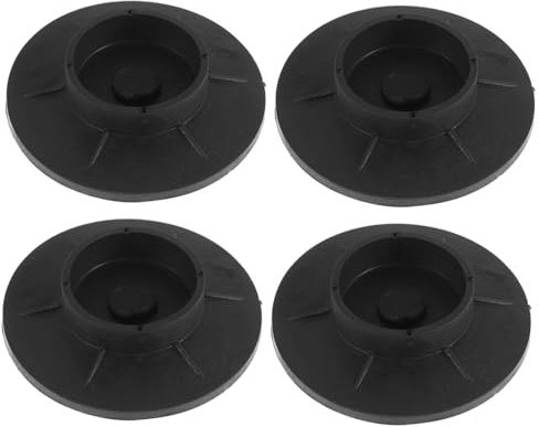 ROMISBABA 4pcs Washing Machine Shock Pads Vibration Absorbing Mat Non-slip Rubber Feet for Washer and Dryer Floor Protection
