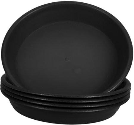 Milisten 5pièces Soucoupes Rondes pour Pots De Fleurs Lot de Plastique PP Anti-Fuite Intérieur Et Extérieur pour Bureau Et Jardin