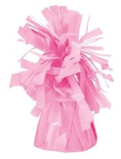 Lot de 4 poids pour ballons à l'hélium - 7 cm - Poids de lestage pour ballons à l'hélium - Support de ballons - Accessoire de fête - Rose