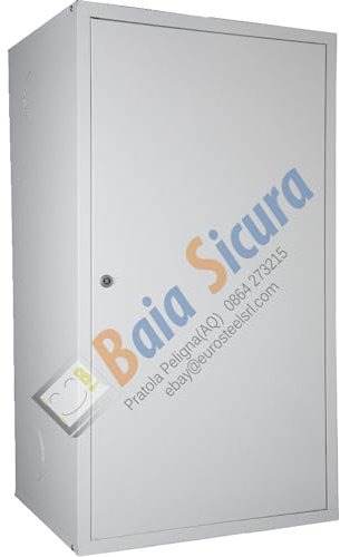 Copricaldaia da Esterno Senza Coibentazione in Alluminio Preverniciato (Bianco RAL 9010, 100 H x 55 L x 33 P Cm)