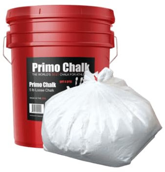 Primo Chalk 2,3 kg Nachfüllbeutel – weniger Anwendungen erforderlich für verbesserten Fokus auf Gewichtheben, Gymnastik, Klettern, Fitnessstudio