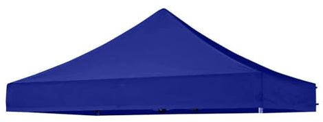 Ersatzdach für Faltpavillon 3x3m - Wasserdicht & UV-beständig | Gazebo Roof Replacement Cover | Für Garten, Camping & Party-Veranstaltungen (Blau, 3x3m)