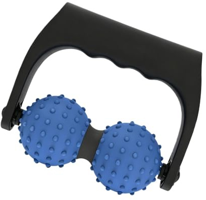 Sports Roller – Palla da massaggio alle arachidi | Rullo a doppio punto di innesco - massaggio alle mani per la rigenerazione muscolare della fascia yoga massaggiatore dei profondi portatile s