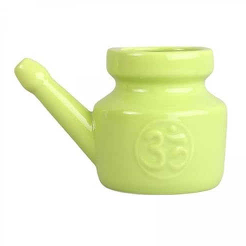 Etyldya 4x Pot de Cerámica Limpiador a Prueba de Fugas Olla de Limpieza Nasal Duradera para Hombres Y Mujeres