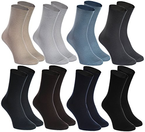 Rainbow Socks - DIABETIC Elastic Cotton Socks for SWOLLEN FEET for Mens & Womens
