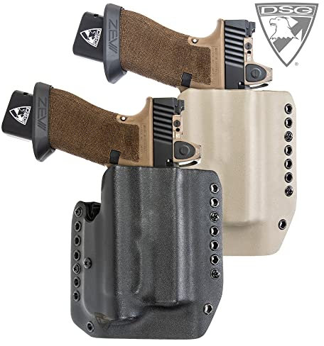 DSG Alpha Holster OWB Glock 19 + XC1 - Links, Schwarz