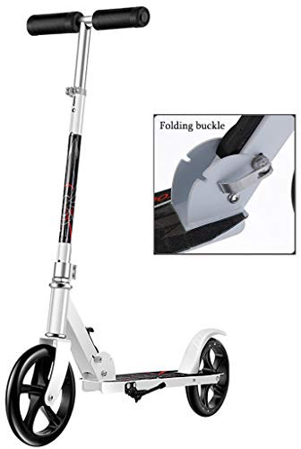 WRRAC-Trampolin Micro Kickboard Fastbreak Kick Scooter Faltdesign mit 10 Sekunden Easy-Folding-System 330 LB Max. Last Leichtmetalldeck für Kinder ab 10 Jahren