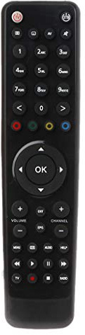 KERDEJAR Telecomando sostitutivo Ricevitore satellitare Leggero per VU + Solo 2 / Meelo SE/VU Solo2 SE SAT TV Set-Top Box