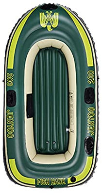 ZXQZ 2-4 Personen Kajak, Schlauchboot mit Pump Rope Paddle, Pontonboot für Erwachsene, Das Schlauchboot Kajak Fischt, 1 Stück (Color : Style2, Size : 198cm)