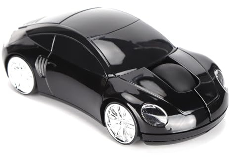 2,4 GHz Wireless Maus Autoform Ergonomische Optische Schnurlose Mäuse mit USB Empfänger Mause für PC Büro Laptops(Schwarz)