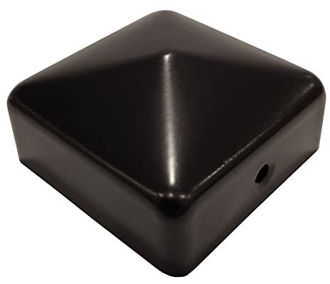 5 x Pfostenkappe Pyramide schwarz für 50er Pfosten Pyramidenform Abdeckkappe Pfostenabdeckung von SO-TOOLs®