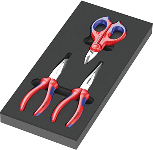 Wera 05150181001 9781 Termoformato in spugna pinze KNIPEX Set 2, 3 pezzi