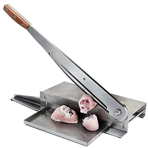 Fleischschneider für den privaten oder gewerblichen Gebrauch, manueller Fleischschneider 15 Zoll manueller Fleischschneider Lammkoteletts SteakSheep Hoof Big Bone Bone Machine Flei