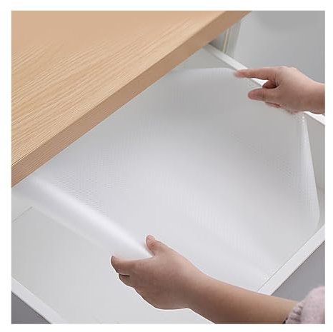 XEIJAYI Schubladeneinlagen, rutschfeste Schubladenregaleinlage for Küchenschränke, wasserdicht, staubdicht, Schrankmatte, Heimschrank, öldichte Wärmedämmunterlage(30x150cm)