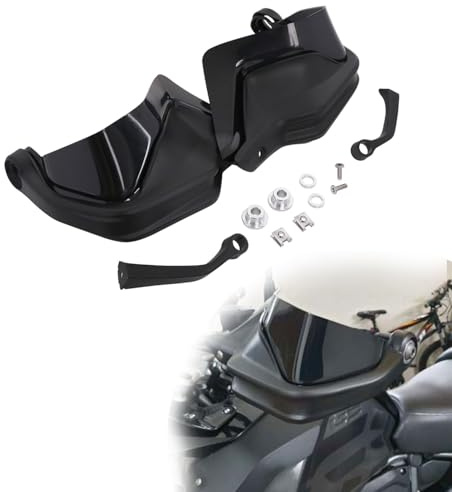 Protectores de Mano universales Moto para R1250GS R1200GS F800GS Negro | Guardamanos para motocicleta, uso Adventure ADV y diseño universal, para R1250GS R1200GS F800GS S1000XR Adventure