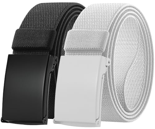 DOOPAI Gürtel Herren,Nylon Arbeitsgürtel,Canvas Gürtel Stoffgürtel | Verstellbarer Gürtel Geeignet für Arbeit und Reisen